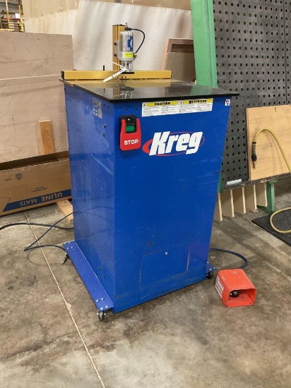2012 Kreg DK1100 FE Pocket Hole Machine with Mobile Base, 115 Volt 1 Phase
