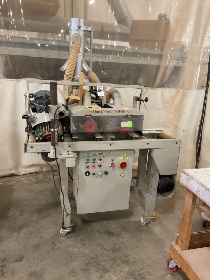 Quickwood Brush Sander, 440 Volt 3 Phase