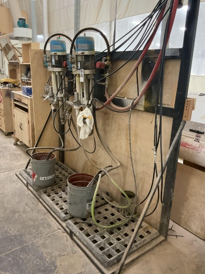 2 Kremlin Rexson 16-120 Spray Pumps Mounted On Spill Containment Skid