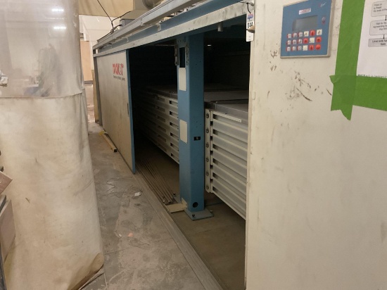 2007 Makor MULTIL Vertical Oven, 460 Volt 3 Phase, 96" x 317" Long