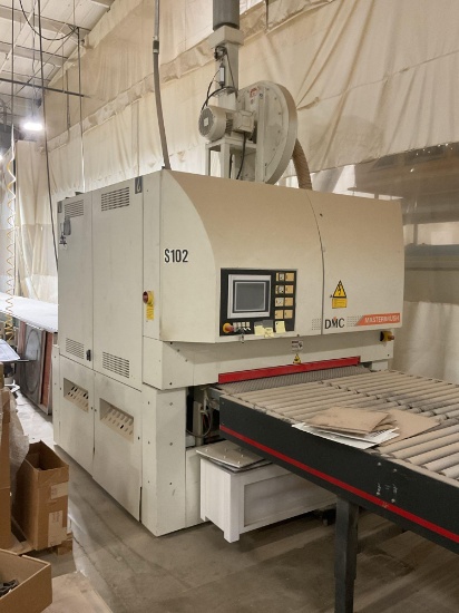 2006 SCM DMC Masterbrush Automatic Brushing Sanding Machine, 460 Volt 3 Phase