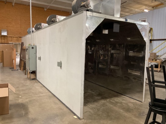 Prime Heat 92" x 32' Curing Tunnel, 4 Zone, 480 Volt 3 Phase