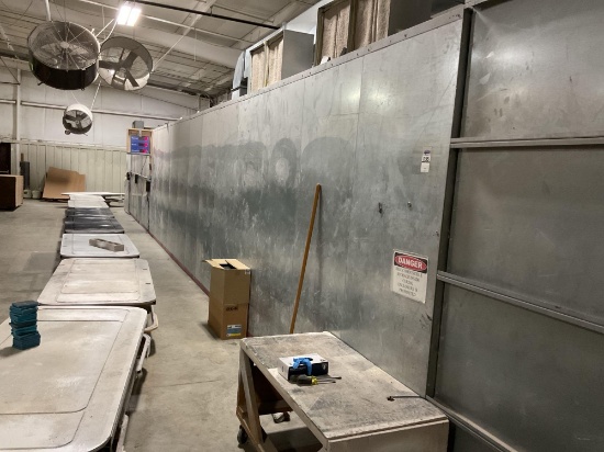 Prime Heat 105" x 54' Curing Tunnel, 5 Zone, 480 Volt 3 Phase