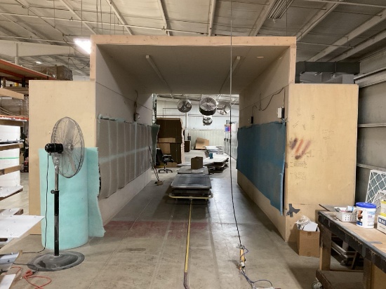 Sanding Tunnel 17' x 20' x 126" High