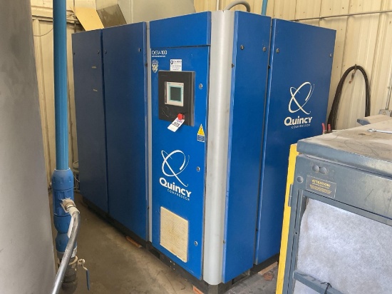 Quincy QGV-100 Variable Speed Air Compressor, 100 Hp, 460 Volt 3 Phase