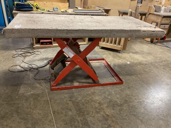 Lee WXS36-10 Electric Scissor Lift Table, 1000 Lbs. Capacity, 39" x 84"