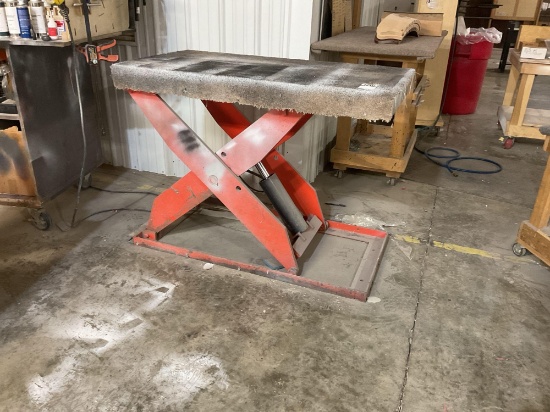 2006 Presto XL36-20/2000CAP Electric Scissor Lift Table, 2' x 4'