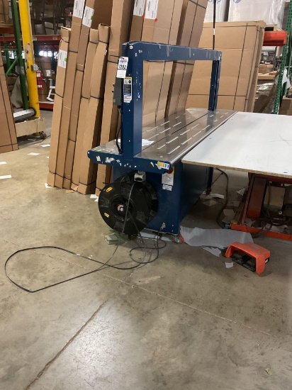2020 Polychem PC1000 Automatic Strapping Machine, 110 Volt 1 Phase