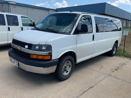 2016 Chevrolet Express Van, VIN # 1GAZGPFG3G1170060, Miles