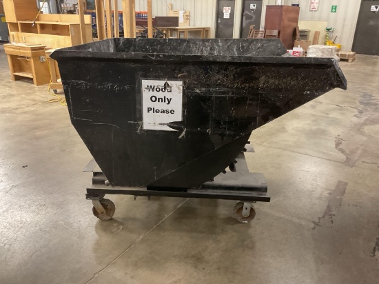 Galbreath Self Dump Hooper with Fork Pockets and Castors