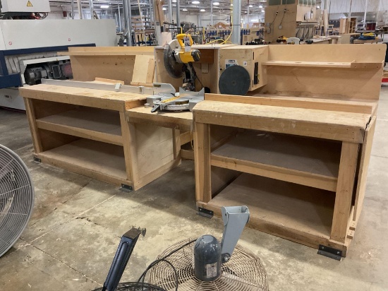 Dewalt DW715 Compound 12" Miter Saw with Stand, 120 Volt 1 Phase