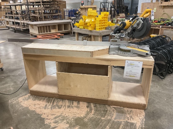 Dewalt DW717 Compound 10" Double Bevel Sliding Miter Saw with Stand, 120 Volt 1 Phase