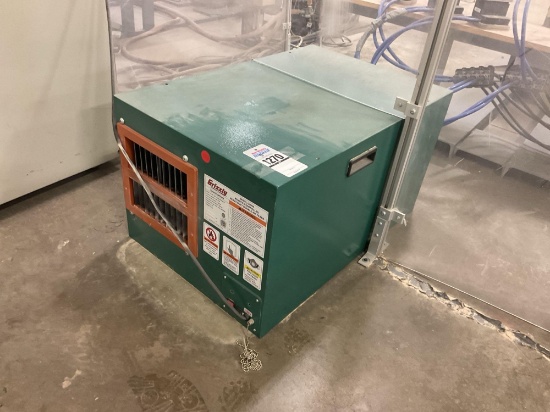 Grizzley G9956 Remote-Controlled Heavy-Duty Double Air Filter, 1/3 Hp 120 Volt 1 Phase