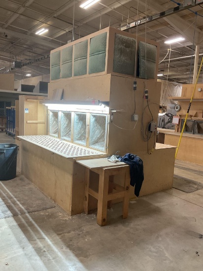 Double Sided Sanding Station, 480 Volt 3 Phase, 104" x 96"
