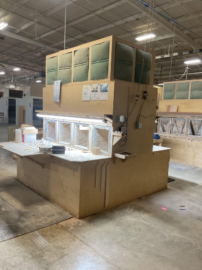Double Sided Sanding Station, 480 Volt 3 Phase, 104" x 96"