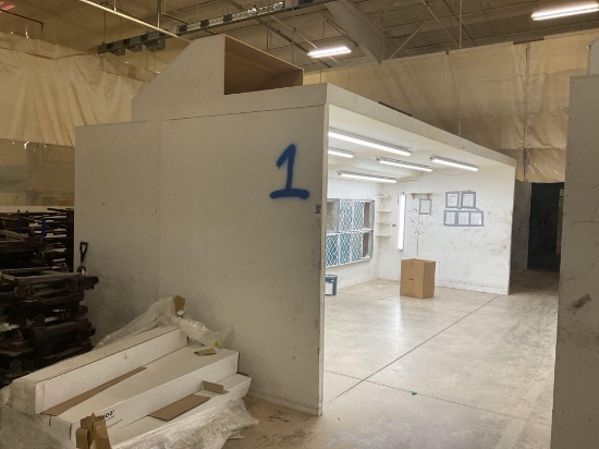 Lighted Double Sanding Station, 480 Volt 3 Phase, 11' x 22'