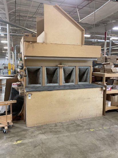 Lighted Sanding Station, 480 Volt 3 Phase, 66" x 96"