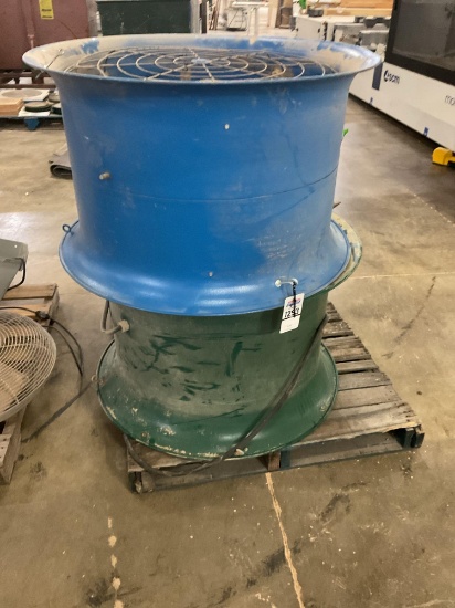 2 - Patterson 30" Hanging Barrel Fans