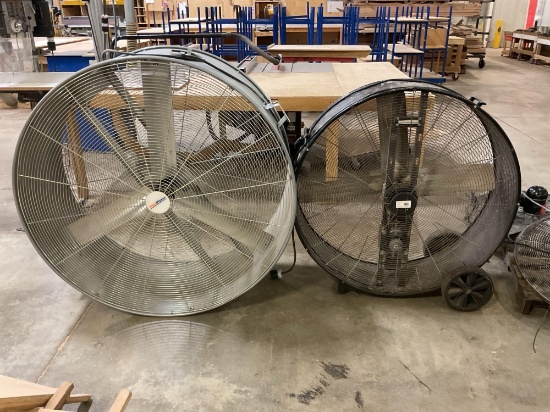 2 Fans, 1 Pro Fitter 48" Fan, 208/230/460 Volt, 1 County Line 42" Fan CL-42BDF-A