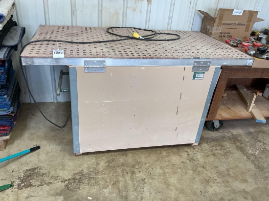 2019 Sandman M6033 Down Draft Table, 33"x 60", 3/4 Hp 110 Volt 1 Phase