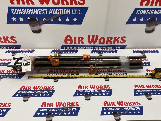 5 - 36" Pony pipe Clamps