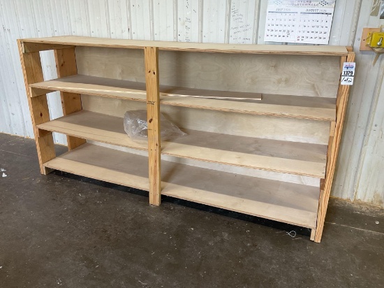 2 Wooden Shelves