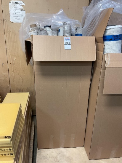 Box Lot, Assorted Rolls Of Fabrics