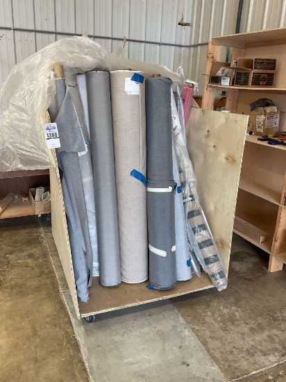 Pallet Lot, Assorted Rolls Of Fabric