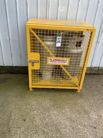 Propane Tank Storage Cabinet, Tanks Not Included