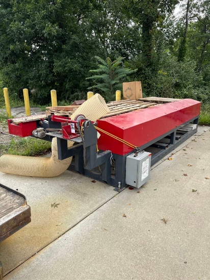 Woodstorm 7' x 16' Outfeed Conveyor, 480 Volts 3 Phase