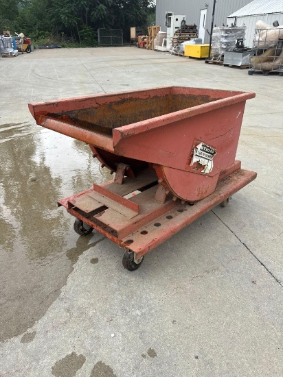 Small Dump Hopper with Castors