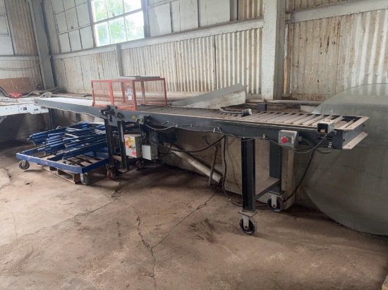 16" x 18' Glue Applicator, 460 Volt 3 phase, Condition Unknown