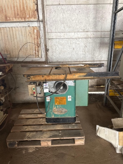 2001 Grizzly G1023 10" Table Saw, Line Shaft Powered