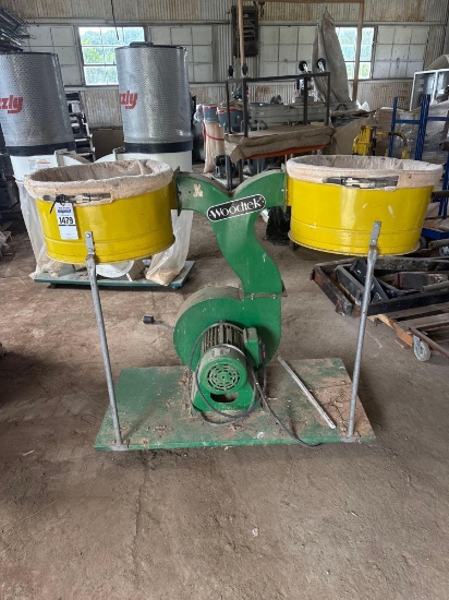Woodteck Dust Collector, 115/230 Volt 1 Phase