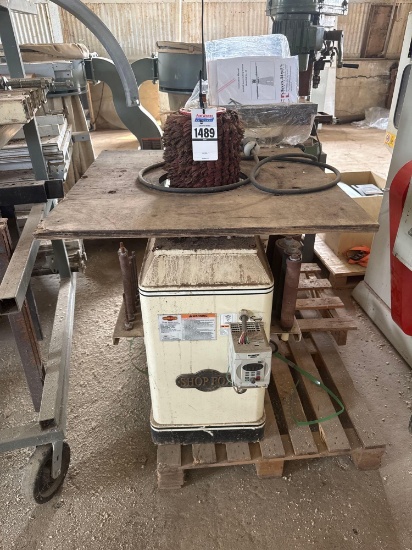 Shop Fox W1686 Spindle Sander, 1 Hp 110 Volt 1 Phase, 2015 Maskinfabrik NM Notching Machine