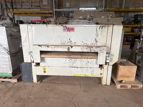 2000 Sorbini VS/33-ACT-F Automatic Panel Cleaning/ Brush Machine, Condition Unknown