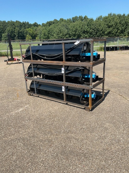New Unused ECSSTR072 Tiller Skid Loader Attachment, 72" Wide