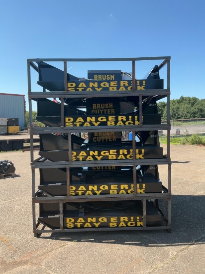 New Unused AGT SSRC72 Brush Cutter Skid Loader Attachment, 72" Cutting Width