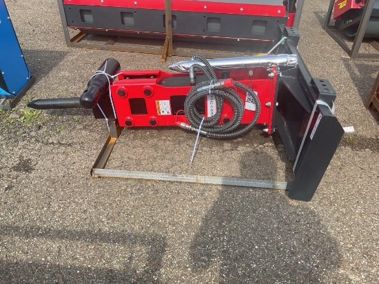 New Unused Raytree RMH680 Hydraulic Breaker Hammer Skid Loader Attachment