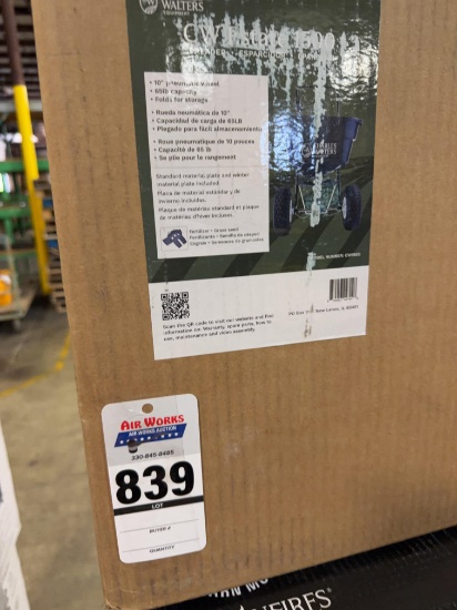 Charles Walter spreader. 65 Lbs. Capacity