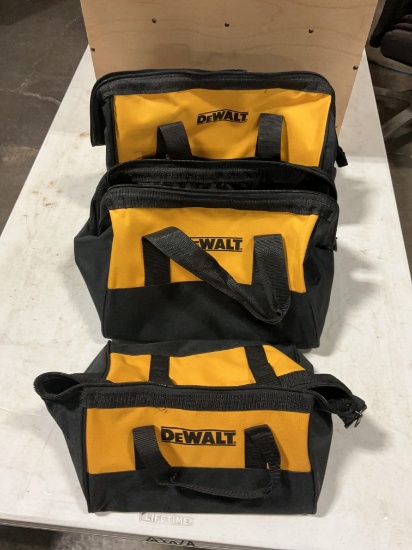 3 Dewalt Tool Bags