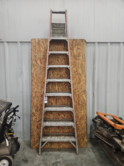 Werner 8' Step Ladder & Assorted Plywood, Plexiglass