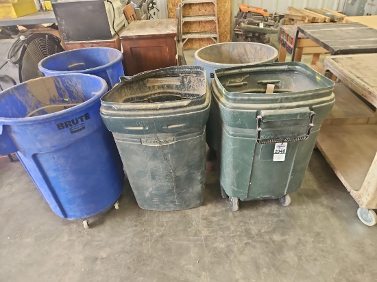 6 - Large Trash Cans