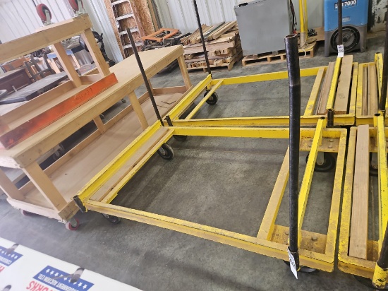 72" x 43" Metal Stock Cart
