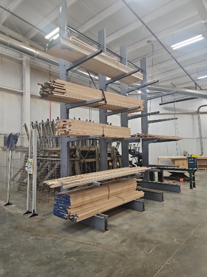 2 Section Cantilever Racking 14' Long 18' Tall 48" Arms