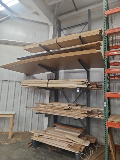 1 - Section Cantilever Racking 18' Tall 48" Arms