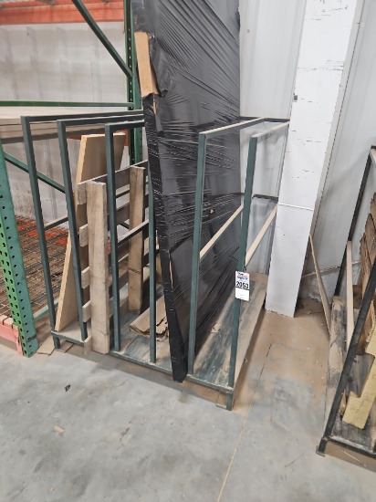 2 - Metal Panel Racks & Contents