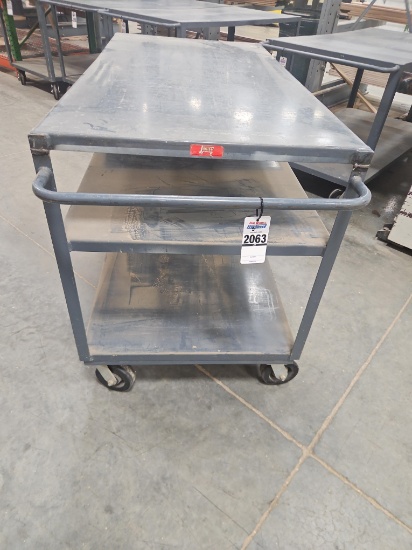 60" x 30" Metal Rolling Cart