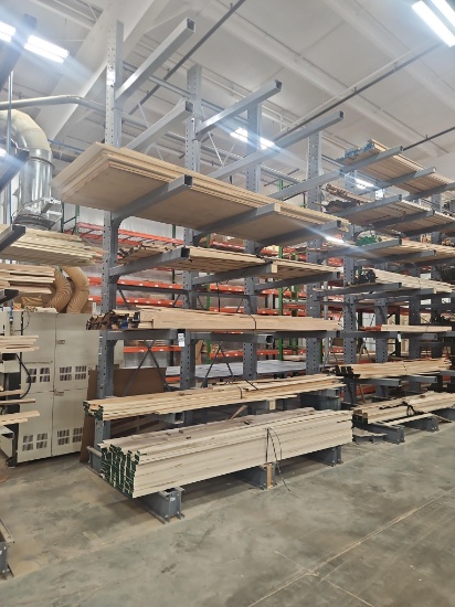 2 -Section Cantilever Racking 18' Tall 48" Arms