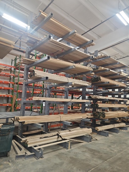 2 -Section Cantilever Racking 18' Tall 48" Arms